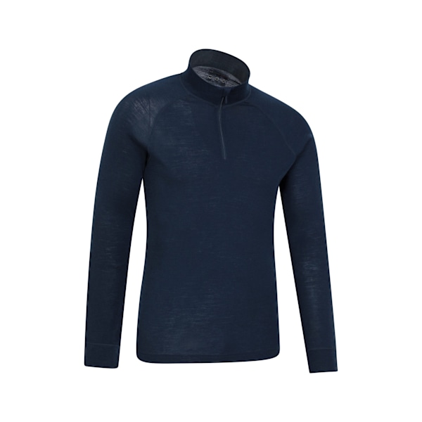 Mountain Warehouse Herr Merino II Baslager Topp 4XL Marinblå Navy 4XL