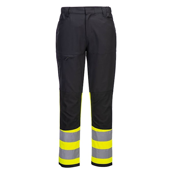 Portwest Unisex Vuxen WX2 Miljövänliga Varselbyxor 30R Yellow/Black 30R