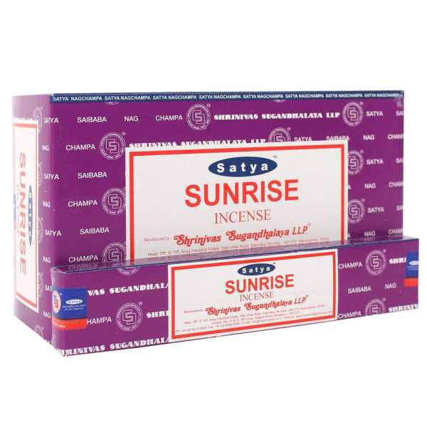 Satya Sunrise rökelsepinnar (förpackning med 120) En one size lila/vit Purple/White One Size
