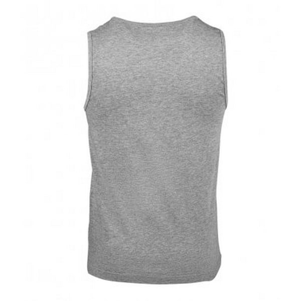 SOLS Herr Justin Sleeveless Tank / Vest Top M Gråmelerad Grey Marl M