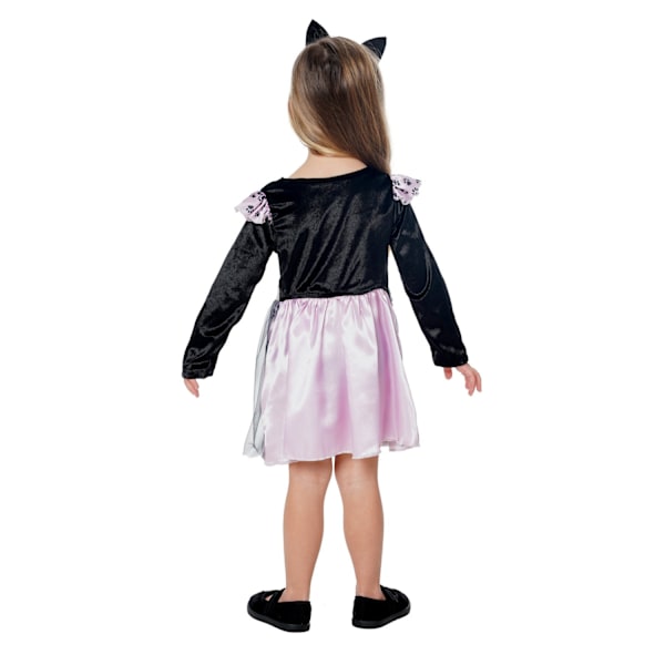 Bristol Novelty Småbarns Katt Kostym Set 3 År Svart/Lila Black/Purple 3 Years