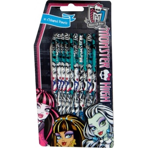 Monster High Character Colored Pencil (Förpackning med 10) One Size Mu Multicoloured One Size