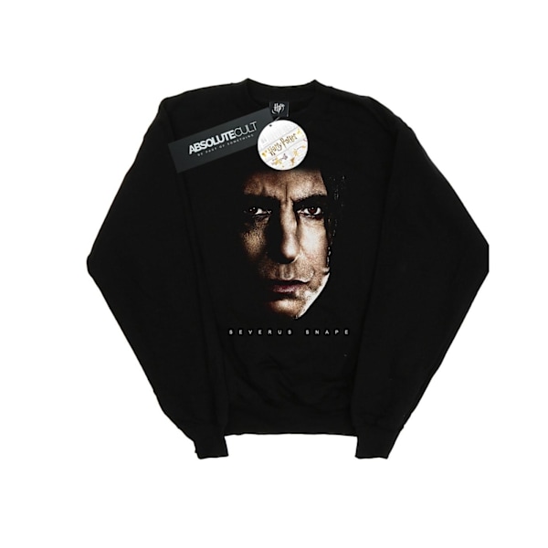 Harry Potter Flickor Severus Snape Porträtt Sweatshirt 9-11 År Black 9-11 Years