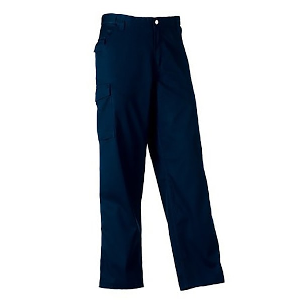 Russell Workwear Herr Polycotton Twill Byxor / Byxor (Långa) 2 French Navy 28W x Long