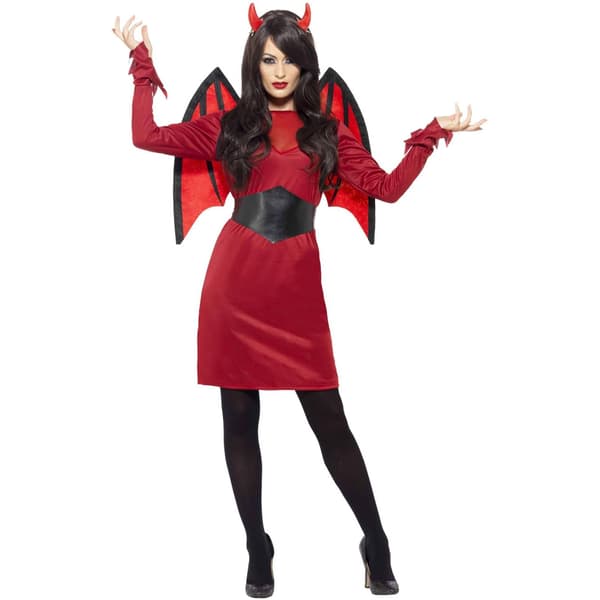 Smiffys Economy Devil Kostymset L Röd Red L