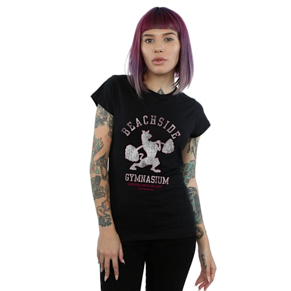 Scooby Doo Dam/Kvinnor Beachside Gymnasium Bomull T-Shirt S B Black S