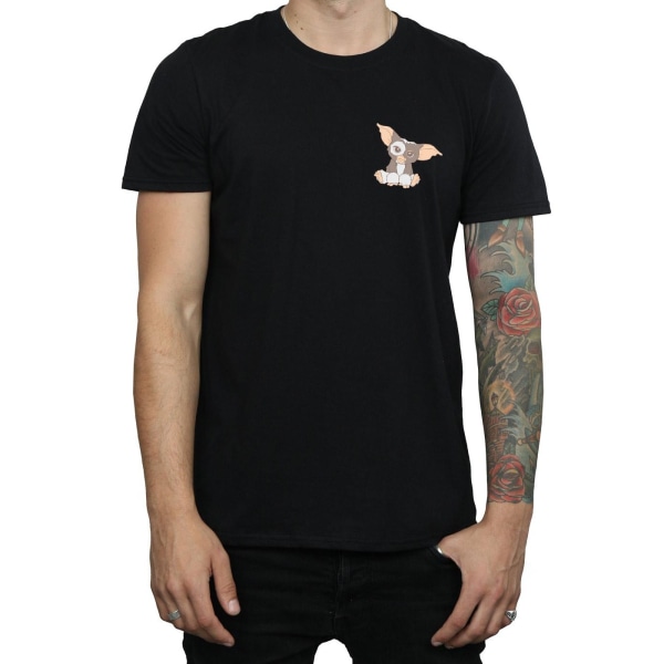 Gremlins Herr Gizmo Bröst T-shirt L Svart Black L