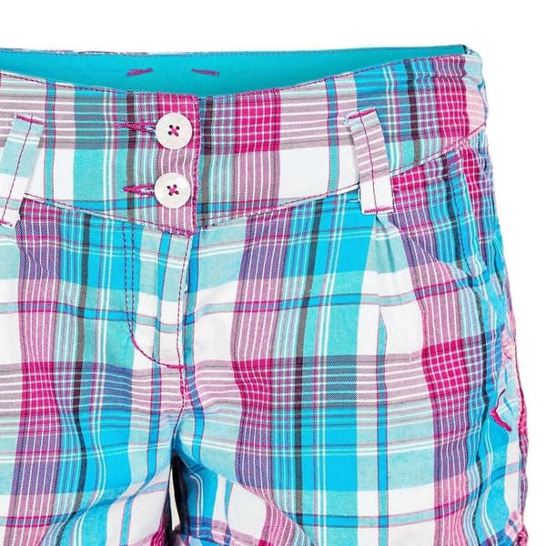 Puma Shorts i bomullsrutor för damer 38S Blå Blue 38S