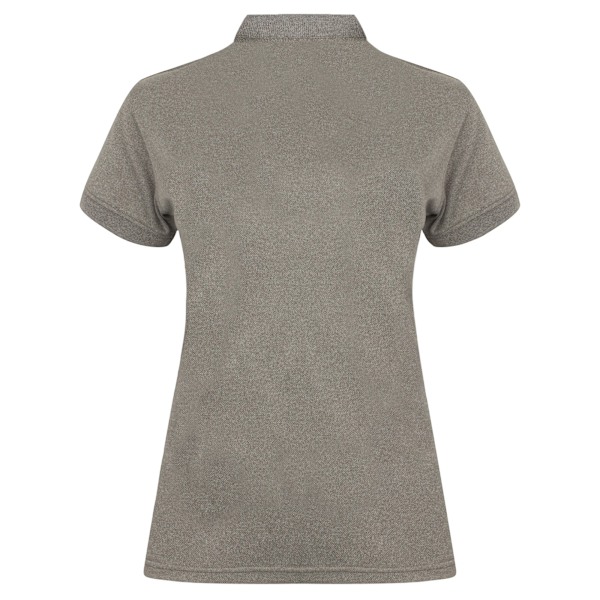 Henbury Dam Coolplus® Polotröja för kvinnor/damer, S Heather Gre Heather Grey S