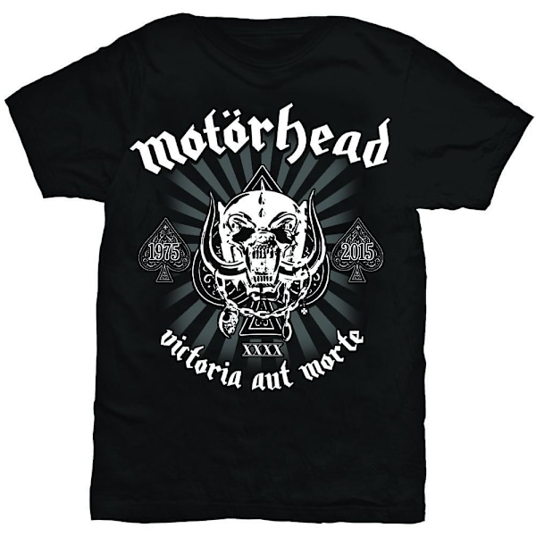 Motorhead Unisex Adult Victoria Aut Morte T-Shirt L Svart Black L