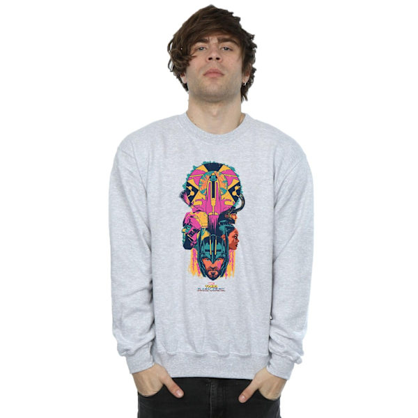 Marvel Herr Thor Ragnarok Karaktär Totem Sweatshirt M Sports G Sports Grey M