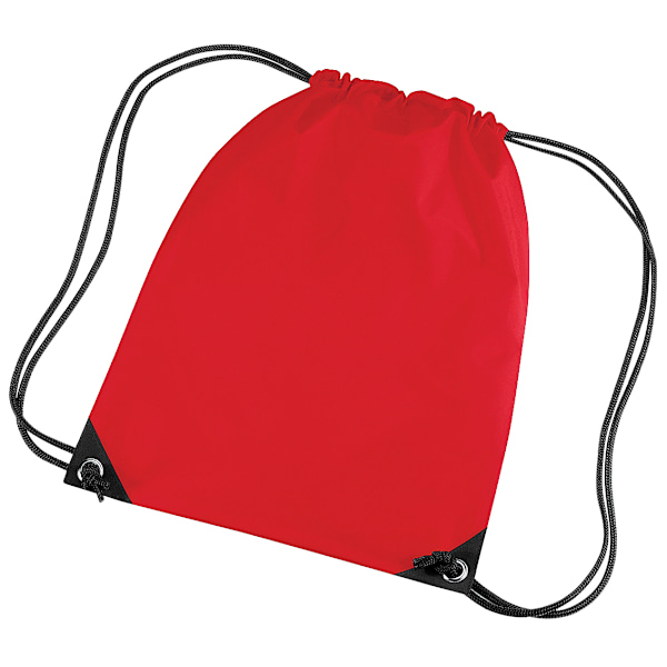 Bagbase Premium Gymsac Vattentät Väska (11 Liter) One Size Classic Red One Size