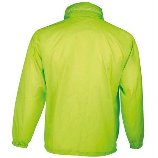 SOLS Unisex Surf Windbreaker Lättviktsjacka M Neon Grön Neon Green M