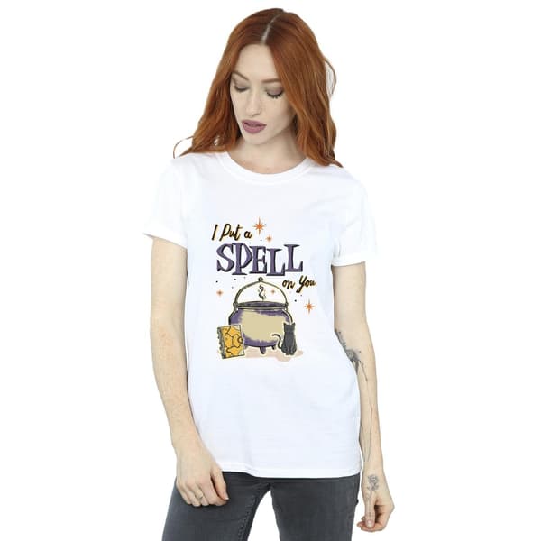 Disney Dam Hocus Pocus Spell On You Bomull Boyfriend White S