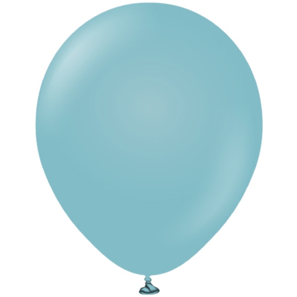 Kalisan Latex Retro Ballonger (25-pack) One Size Blue Glass Blue Glass One Size