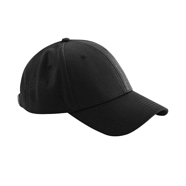 Beechfield Unisex Vuxen 6 Panel Air-Mesh Cap One Size Svart Black One Size