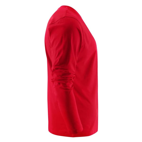 Printer Herr Tung Långärmad T-shirt 5XL Röd Red 5XL