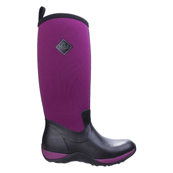 Muck Boots Unisex Arctic Adventure Pull On Wellington Boots 4 U Black/Maroon 4 UK