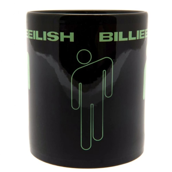 Billie Eilish Stickman Mug En Storlek Svart/Grön Black/Green One Size