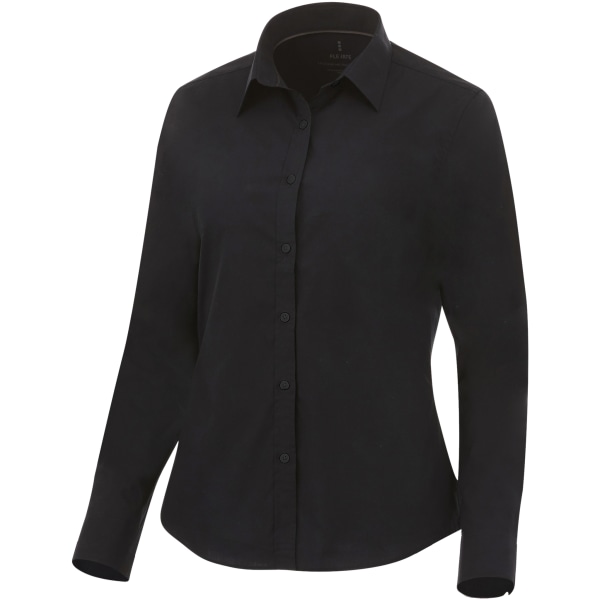 Elevate Dam/Dam Hamell långärmad skjorta L Solid Black Solid Black L