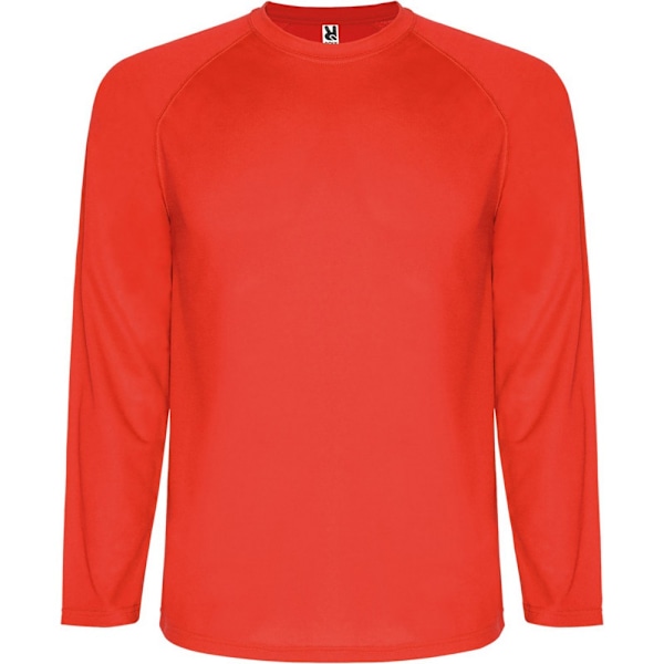 Roly Barn/Kids Montecarlo Långärmad Sport T-shirt 8 År Red 8 Years