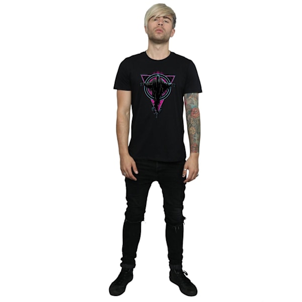 Harry Potter Neon Dementorer T-shirt för män M Svart Black M