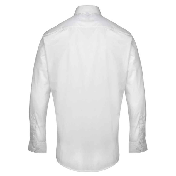Premier Supreme tyngre poplin långärmad arbetsskjorta 16 White 16.5