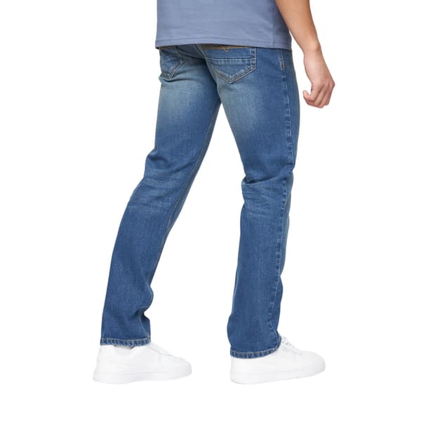 Crosshatch Herr Chas Raka Jeans 30S Mellantvätt Mid Wash 30S