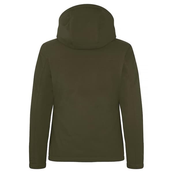 Clique Dam/Dam Vadderad Softshelljacka L Dimgrön Fog Green L