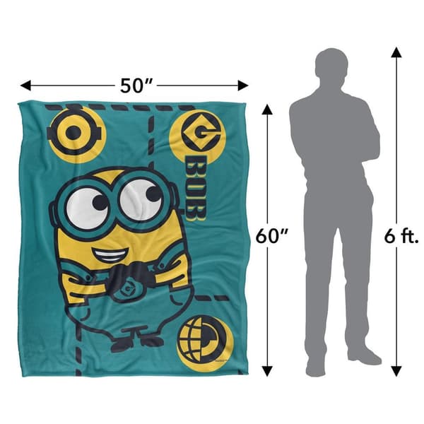 Minions Bob Filt En Storlek Vit White One Size