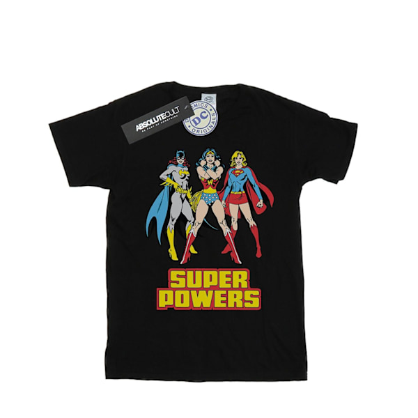 Wonder Woman Girls Super Power T-shirt 9-11 år Svart Black 9-11 Years