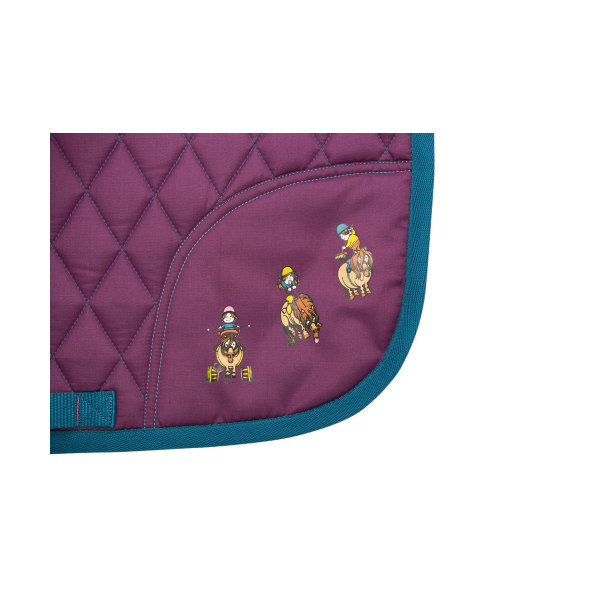 Thelwell Collection Pony Friends Horse Sadelpad Pony/Cob Imper Imperial Purple/Pacific Blue Pony/Cob