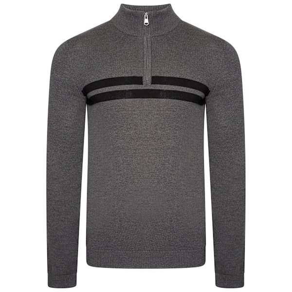 Dare 2B Unite Us Stickad Halvzip Sweatshirt M Charcoal Gr Charcoal Grey/Black M