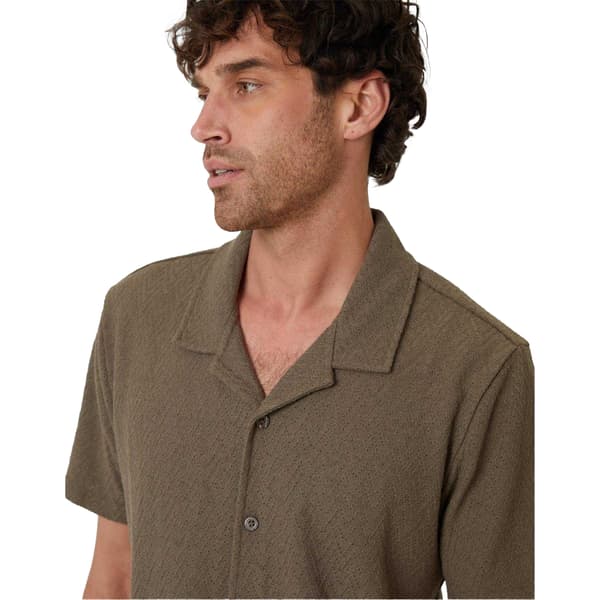 Threadbare Herrskjorta Selkirk Relaxed Fit M Khakigrön Khaki Green M