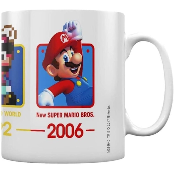 Super Mario Year Mug En Storlek Flerfärgad Multicoloured One Size