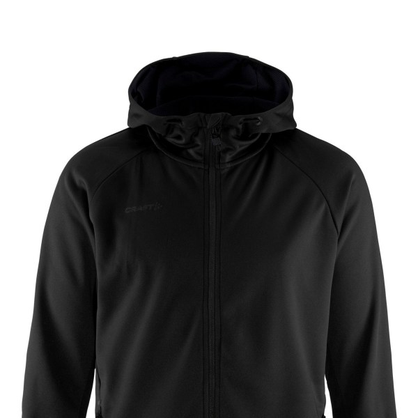 Craft Mens ADV Unify Full Zip Hood Jacket S Svart Black S