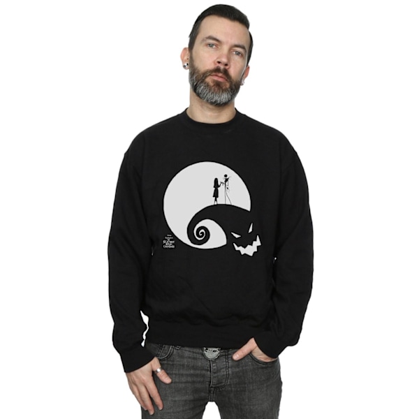 Disney Herr Nightmare Before Christmas Moon Oogie Boogie Sweatshirt Black M