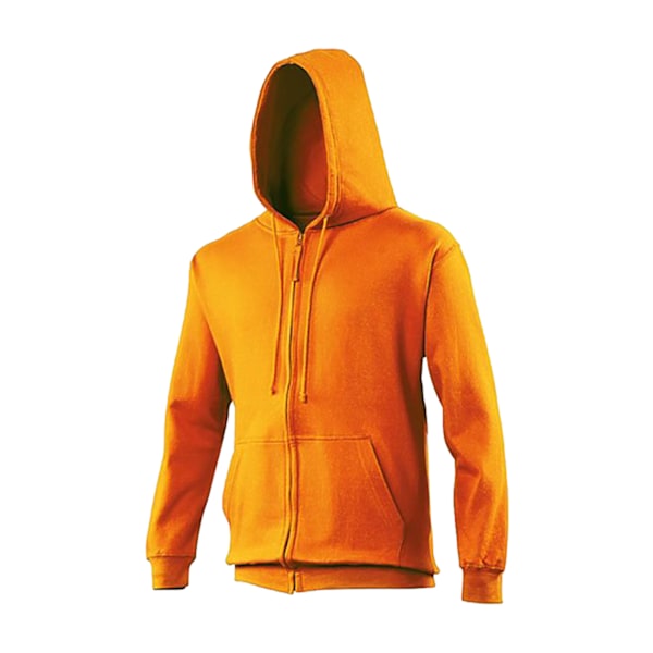 Awdis Plain Mens Hooded Full Zip Hoodie / Zoodie M Senap Mustard M