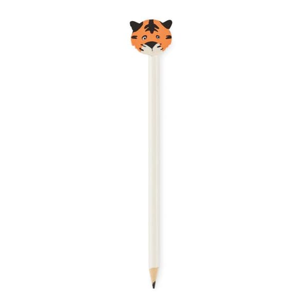 MidOcean Circo Tiger Träpenna En Storlek Vit White One Size