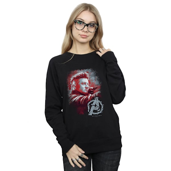 Marvel Womens/Ladies Avengers Endgame Hawkeye Borstad Sweatshirt Black L