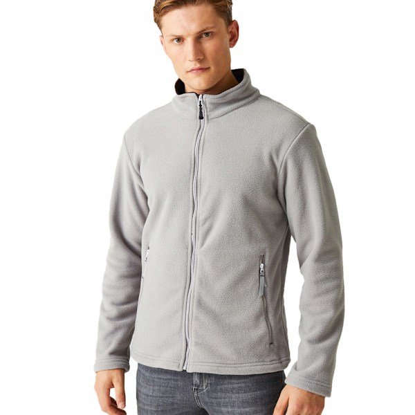 Regatta Herr Ascender Fleecejacka XL Mineralgrå/Svart Mineral Grey/Black XL