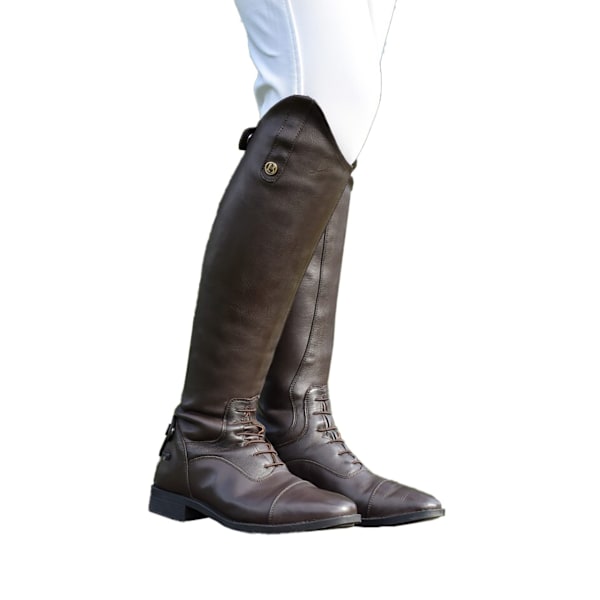 Brogini Unisex Casperia V2 Läder Ridstövlar Långa 10 U Brown 10 UK Calf 4