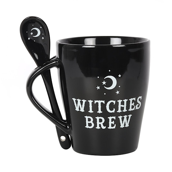 Something Different Witches Brew Mug Set En Storlek Svart/Vit Black/White One Size