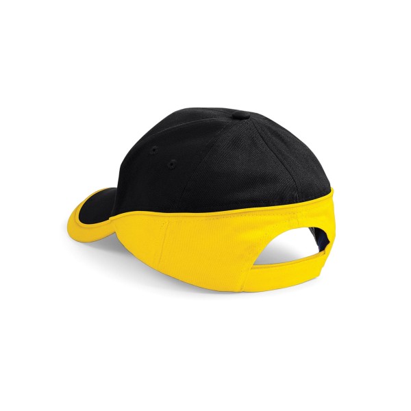 Beechfield Teamwear Competition Cap One Size Svart/Gul Black/Yellow One Size