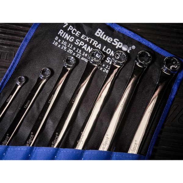 Bluespot Tools Extra Lång Ringnyckelset, 7 Delar En Storlek Mu Multi Colour One Size