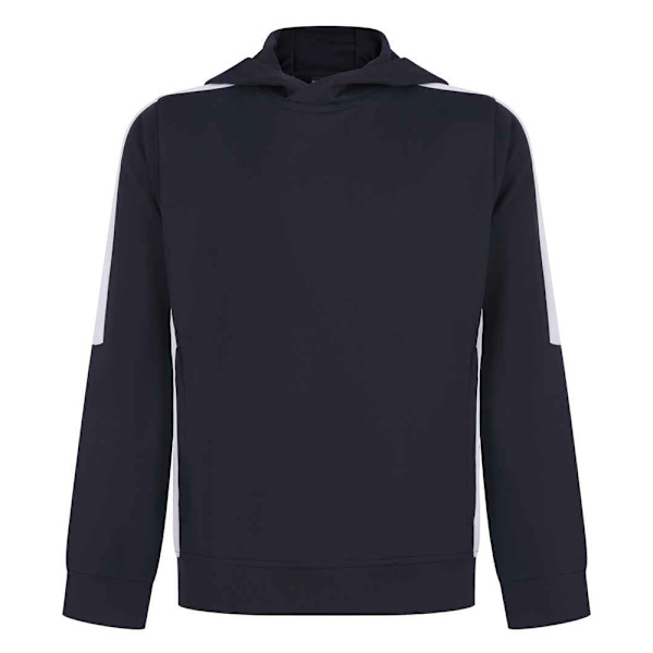 Finden & Hales Barn/Kids Team Kontrast Huvtröja 5-6 År Na Navy/White 5-6 Years
