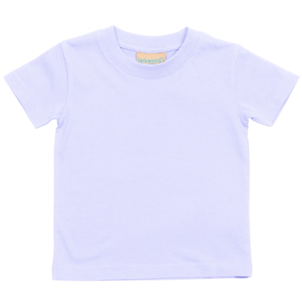 Larkwood Baby/Childrens Crew Neck T-Shirt / Schoolwear 0-6 Pale Pale Blue 0-6