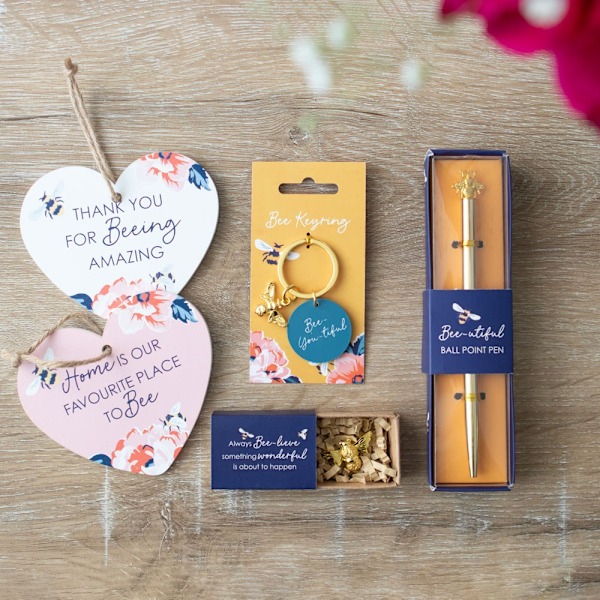 Something Different Bee-utiful Nyckelring Set (Förpackning om 24) En Storlek Multicoloured One Size