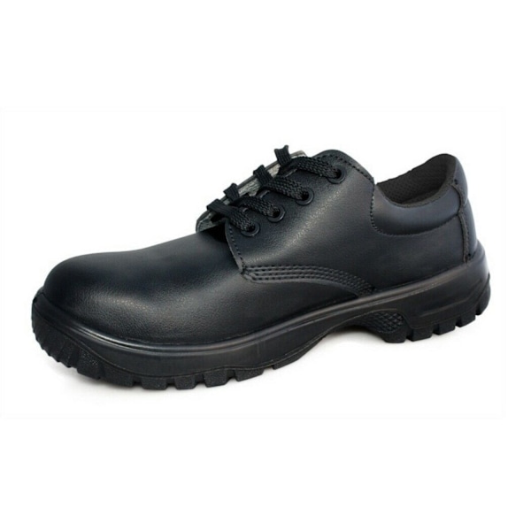 Dennys Comfort Grip Snörskor Säkerhetsskor 48 Svart Black 48