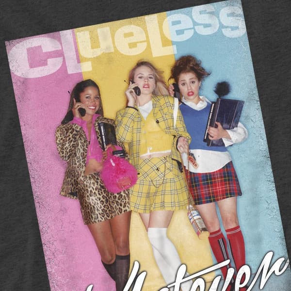 Clueless Unisex Vuxen Whatever T-Shirt S Kolgrå Charcoal S